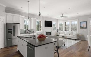 Kitchen facing Den