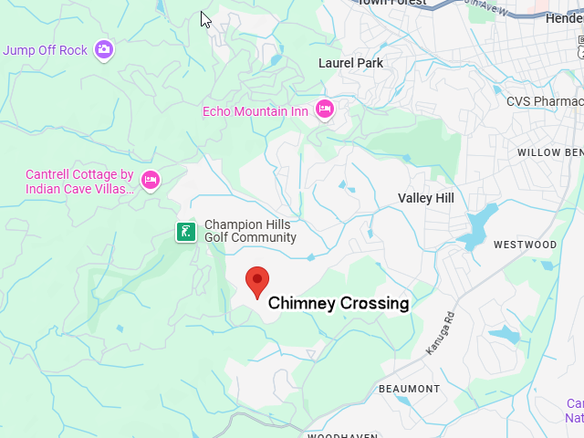 Google Maps Chimney Crossing